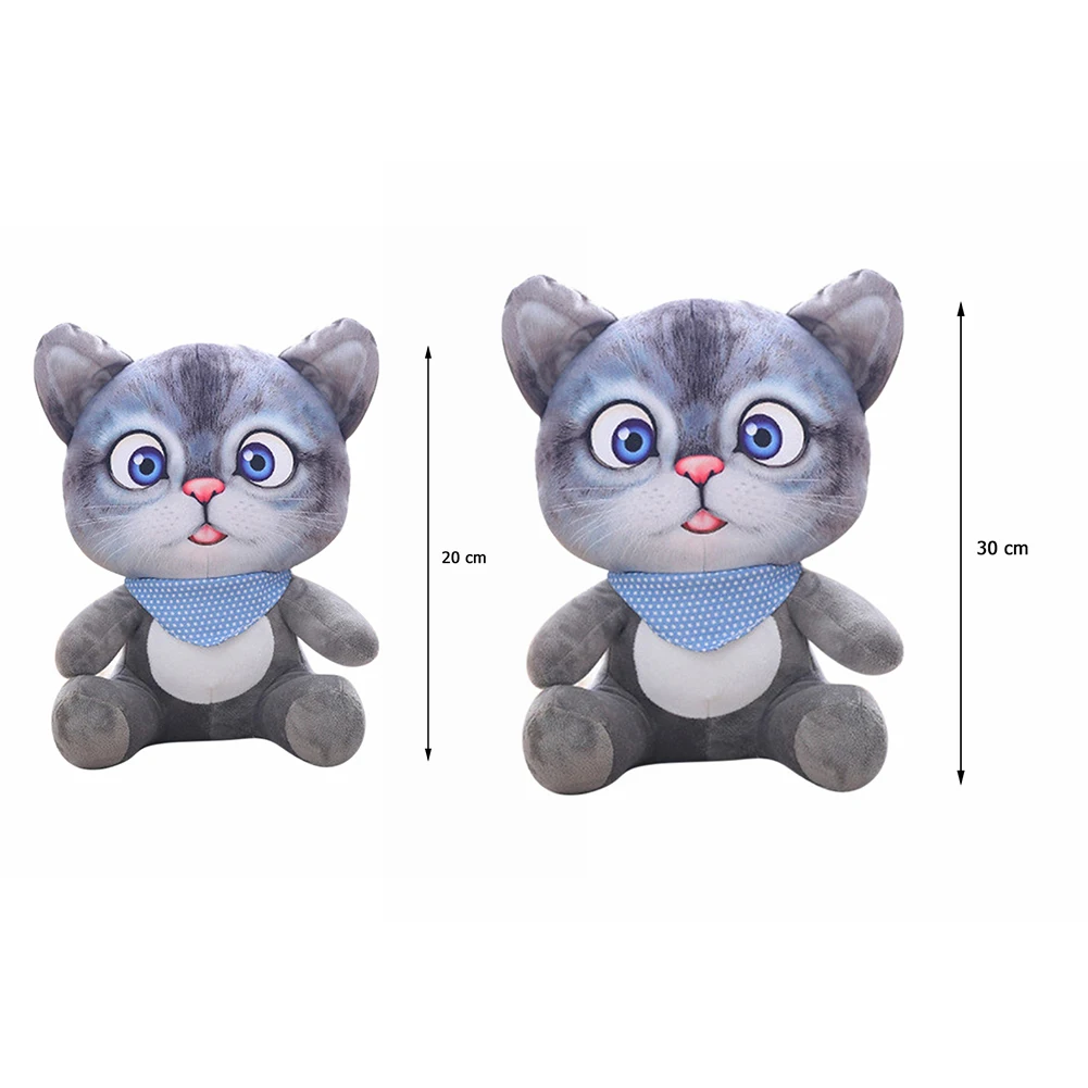 

Simulation Plush Cat Sleeping Pillows Stuffed Cushion Sofa 3D Cartoon Animal Shape Nap Pillow Kid Plush Doll Toys