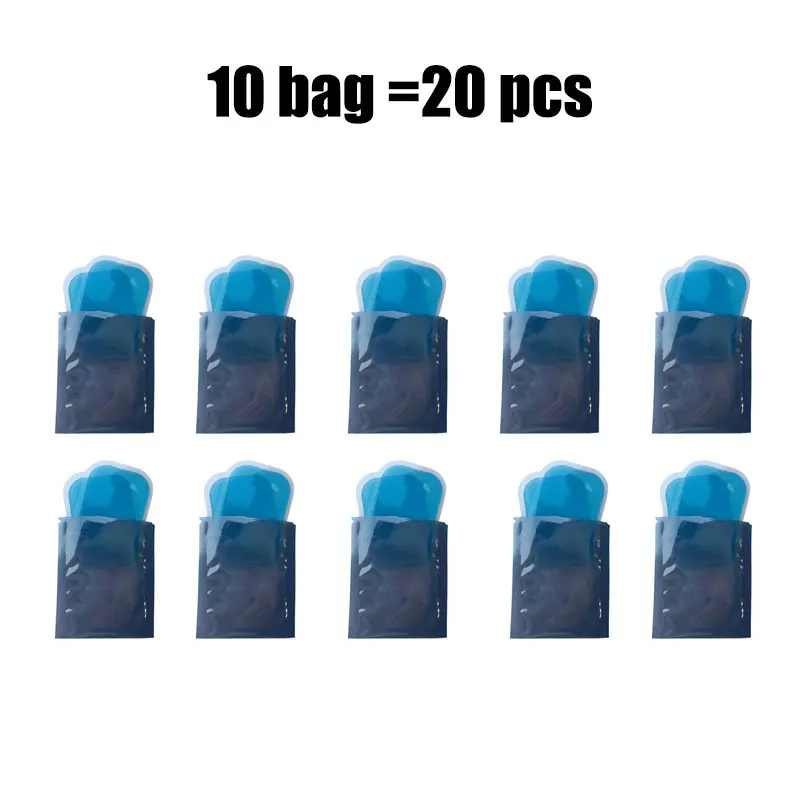 20 pcs 50 шт. гелевые подушечки для EMS брюшной тренажер для пресса потеря веса бедра стимулятор мышц Тренажер Замена Массажер гель патч - Цвет: 20 pcs