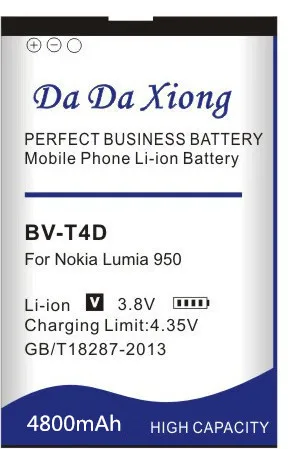 Новый список [BV T4D] аккумулятор для телефона CityMan Lumia 940 XL RM 1118 BVT4D Nokia Microsoft 950