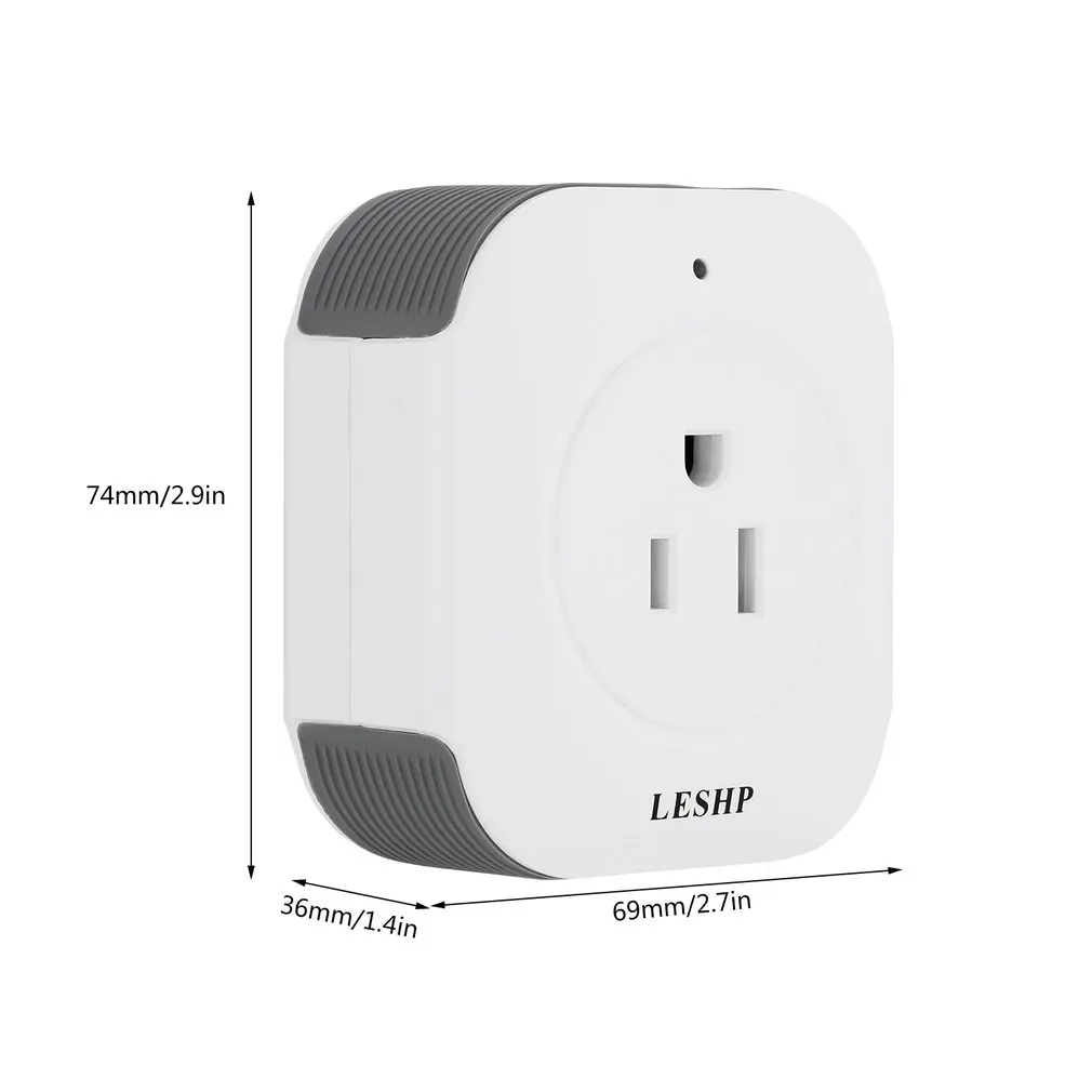 

LESHP Wireless Mini Socket Smart Plug With USB Output(5V/1A) Wi-Fi Smart Switch Socket APP Remote Control Outlet Timing Switch