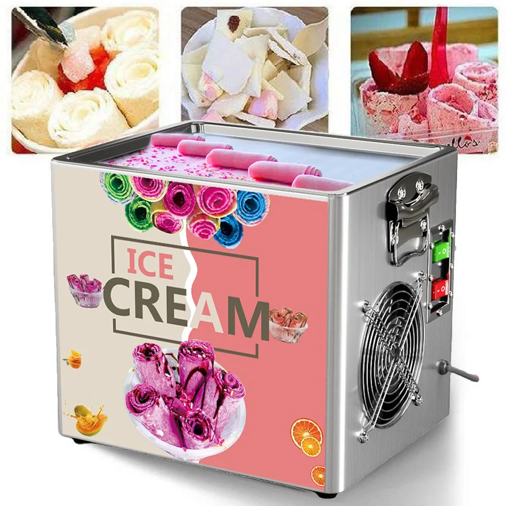 

Small Thailand Single Square Fried Ice Cream Machine 110V/220V 330W