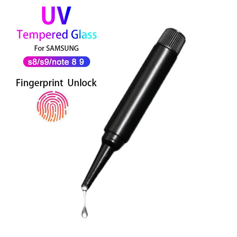 100 шт УФ защитная пленка из закаленного стекла клей для Сань Син Galaxy Note 10 Pro 5G 9 8 S8 S9
