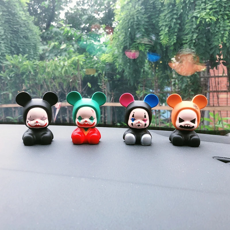 Украшение салона автомобиля кукла креативный Темный клоун ребенок