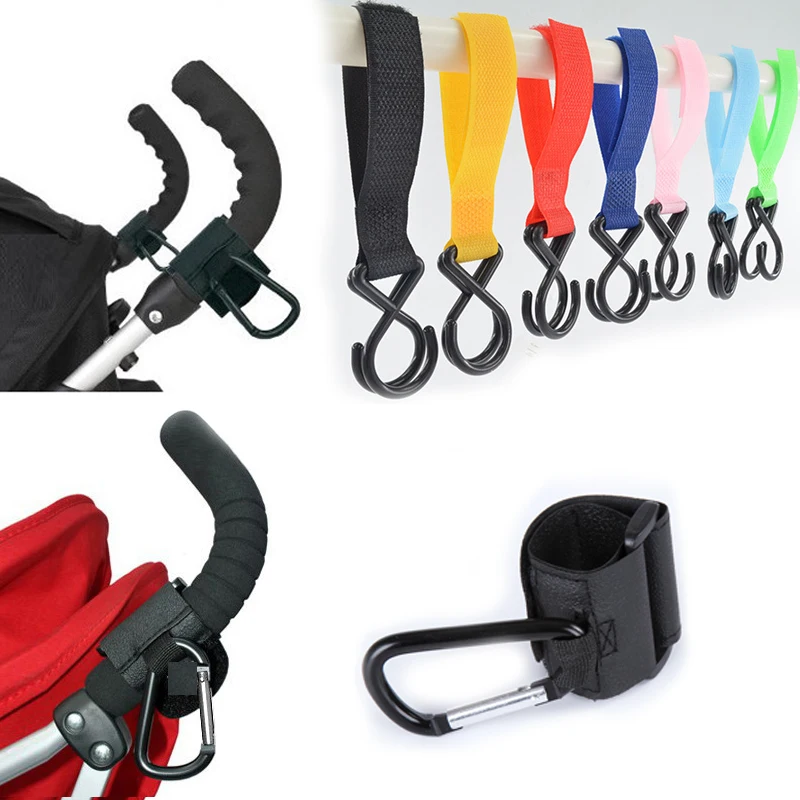 Baby Stroller Accessories Plastic Baby Car Carriage Hook Random Color Bear 35kg Magical Stick Hook P