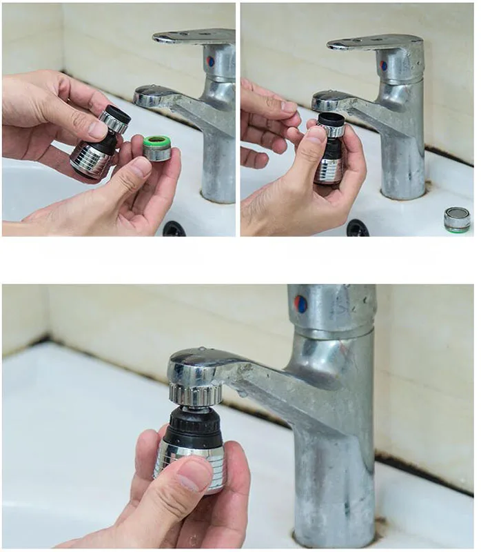 360 Rotate Faucet Sprayer New Flexible Sink Jet Stream Head Dropship Aerator Diffuser Kitchen | Дом и сад