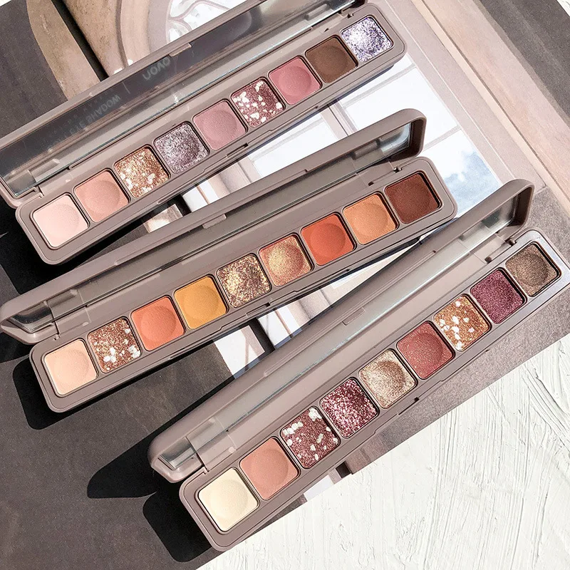 NOVO 9 цветов Galaxy Shimmer матовые тени для век дымчатый стойкий макияж пигментированные тени для век Блеск бриллиант Набор теней