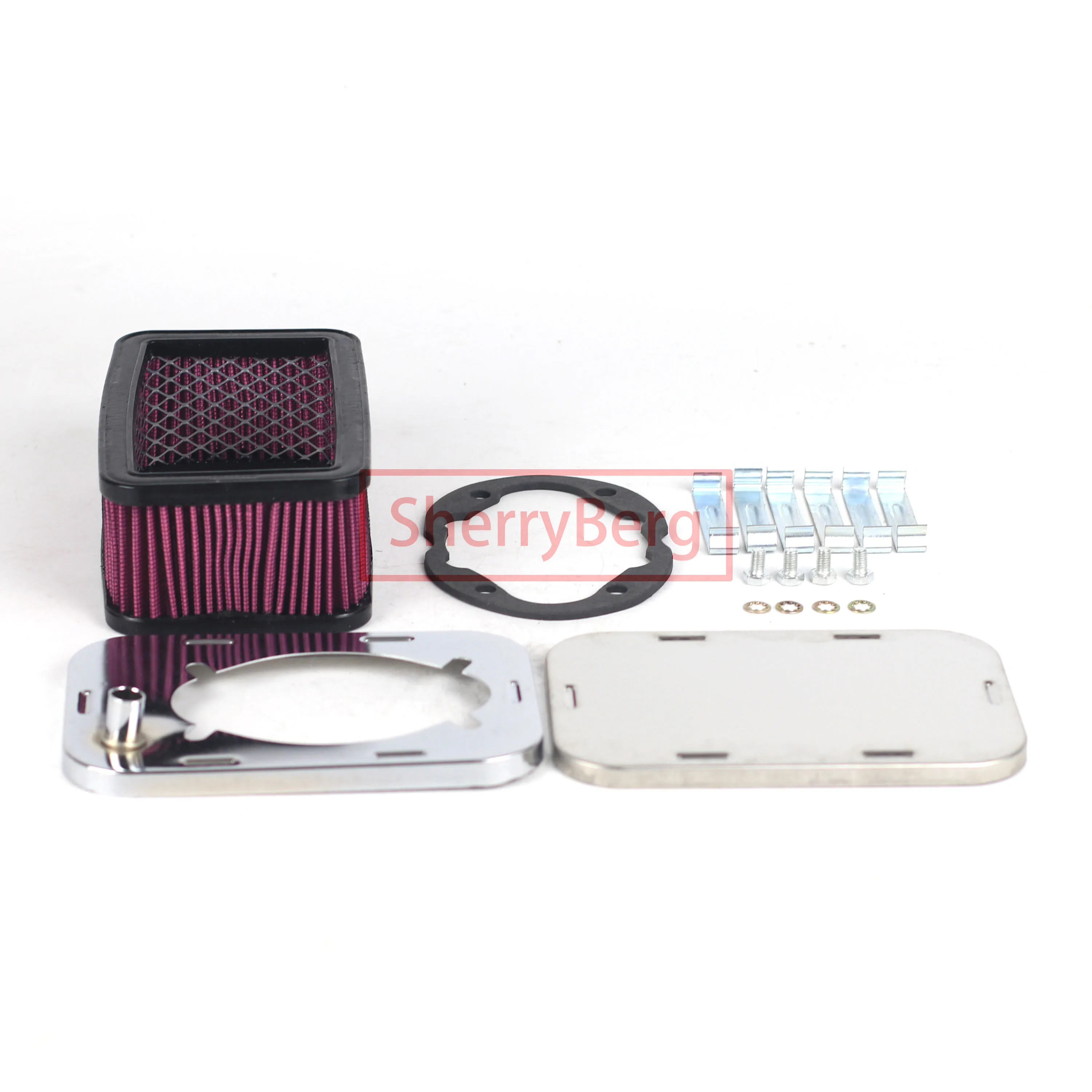 Воздушный фильтр SherryBerg FAJS для EMPI Solex Dellorto карбюратор WEBER 32/36 DFEV DFV dmeye хромированный