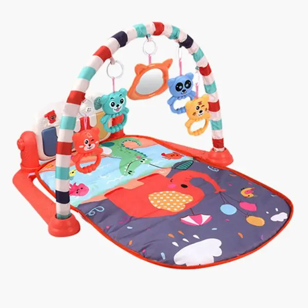 Детский игровой коврик, ковер, игрушки для детей, игровой коврик для ползания, развивающий коврик с фортепианной клавиатурой, детский коврик, подставка для раннего обучения, игрушка - Цвет: Orange