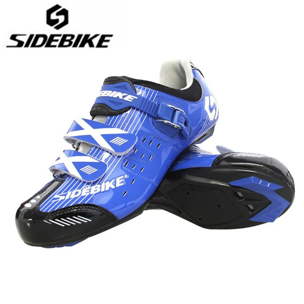 SIDEBIKE/Мужская обувь для велоспорта; комплект с педалью; sapatilha ciclismo; обувь для гоночного велосипеда; самоблокирующиеся велосипедные кроссовки; спортивная профессиональная обувь