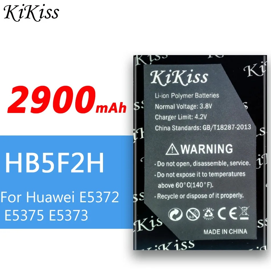 Оригинальный сменный аккумулятор kikiss HB5F2H 2900 мАч для Huawei E5336 E5375 EC5377 E5373 E5330 4G Lte Wi-Fi