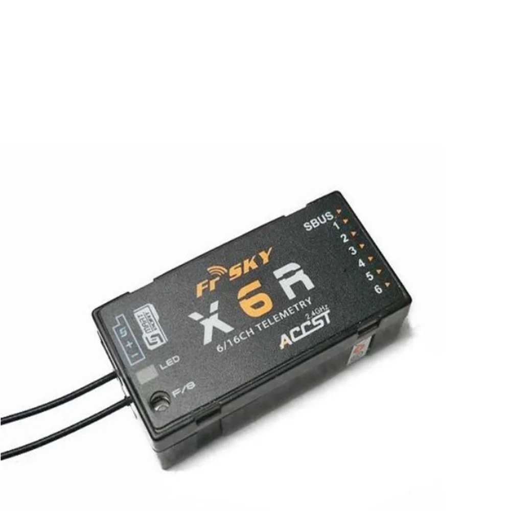 FrSky-receptor SBUS X6R 2,4G, 16 canales, antena PCB, Puerto inteligente, retorno de datos para Taranis X9D Jumper T16 T18 RC Drone-4