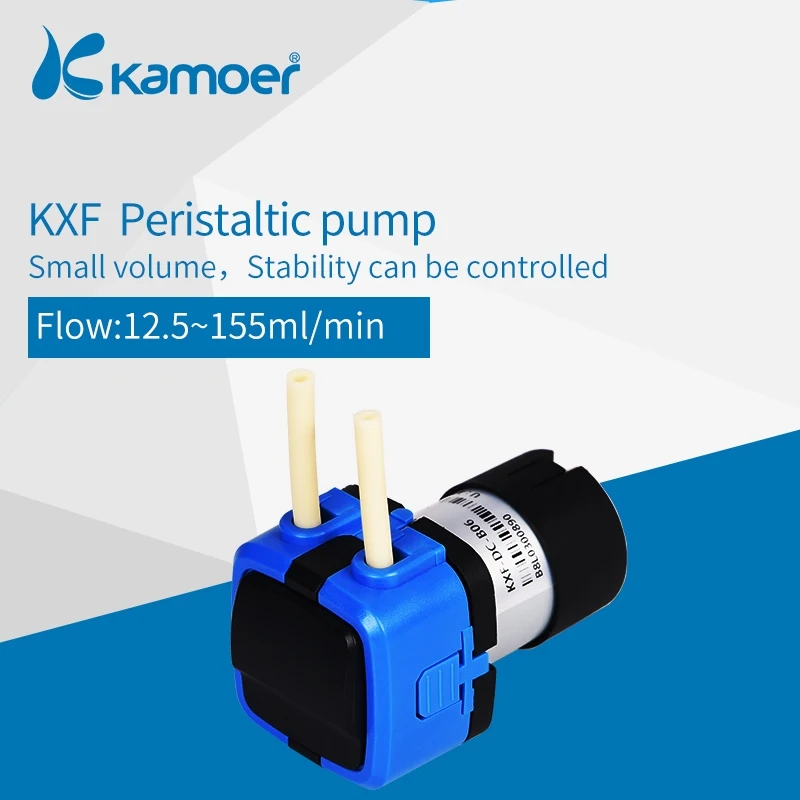 Kamoer KXF 6 в/12 В/24 В мини перистальтический водяной насос с двигателем постоянного тока и небольшой поддержкой размера самовсасывающий