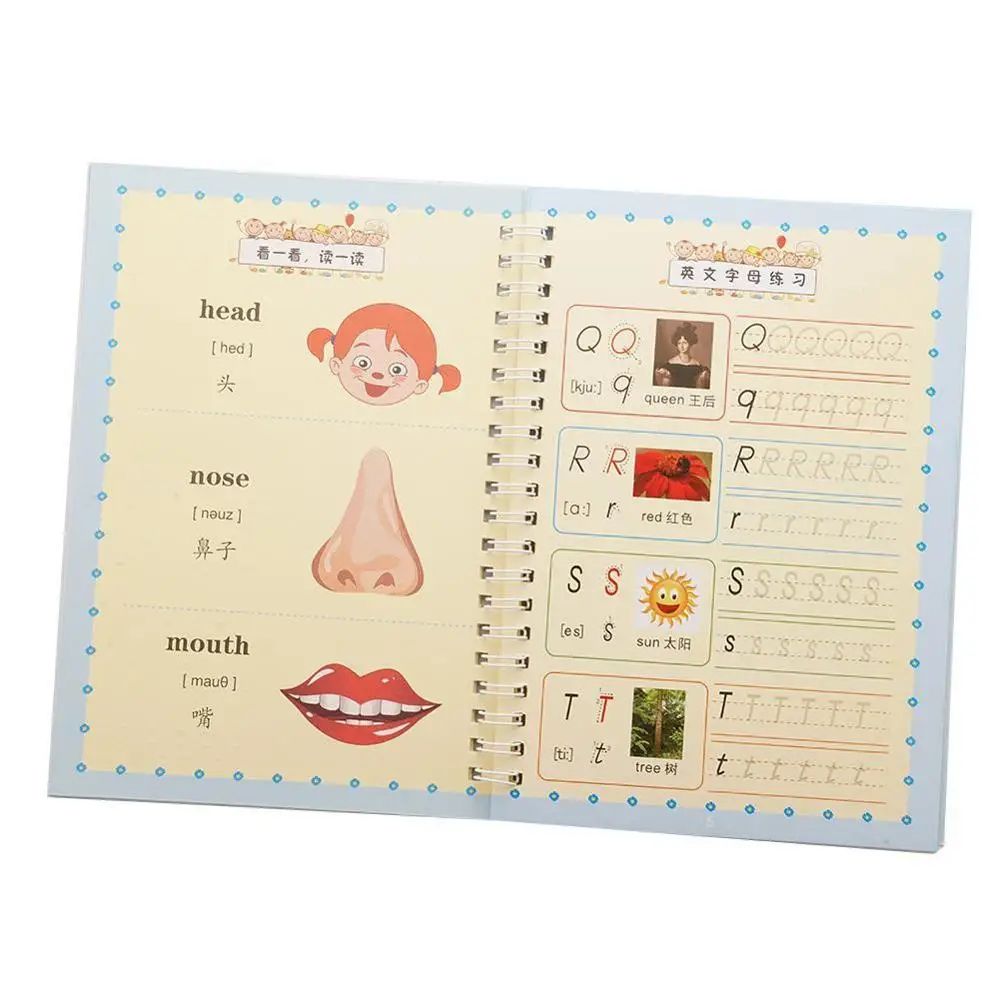 

Writing Paste, Calligraphy That Can Be Reused Handwriting Copybook Set, Writing Board Tracing Book for Kid Calligrap