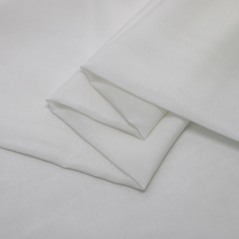 100cm*135cm white silk cotton fabric for wedding dress material crepe de chine | Дом и сад