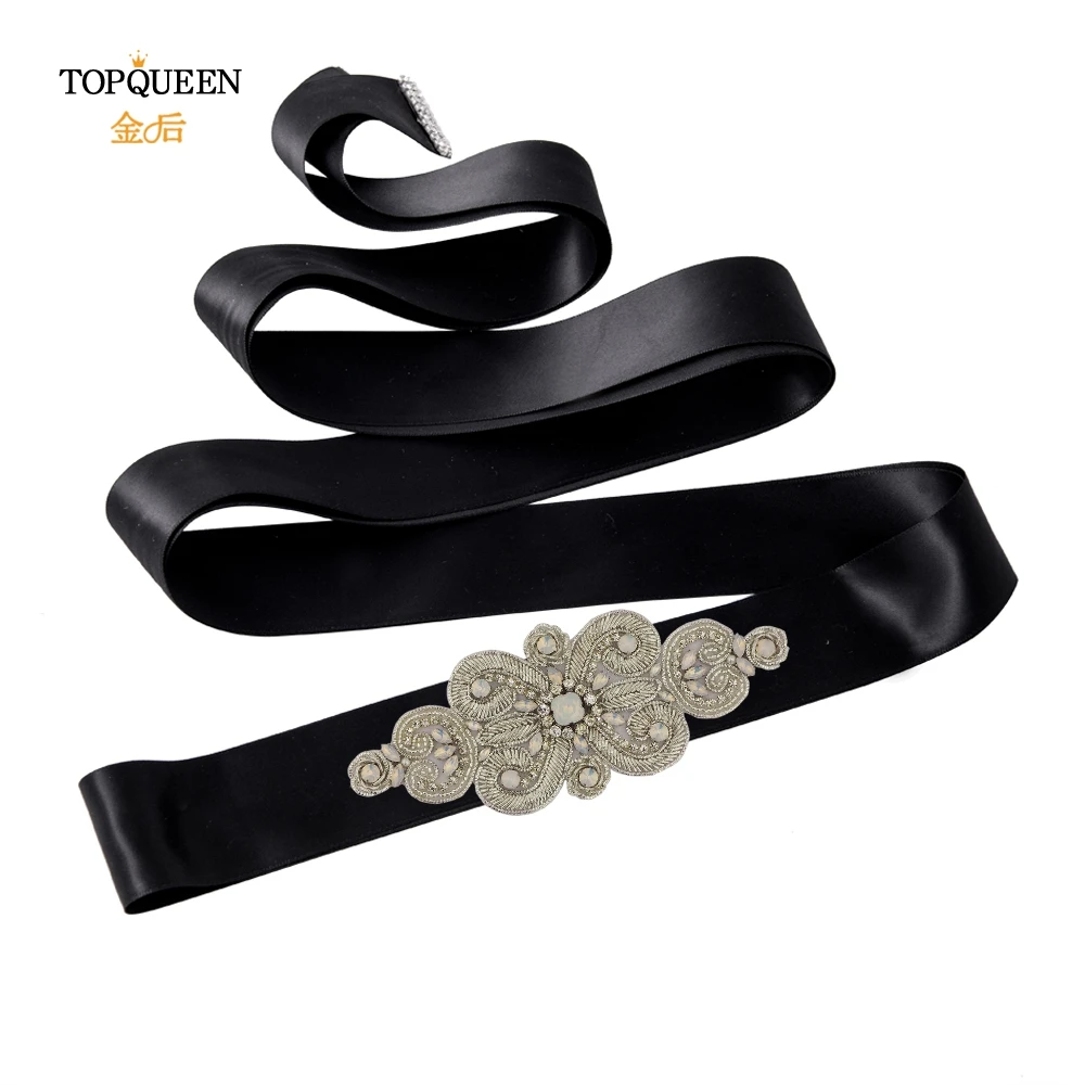 TOPQUEEN S372 королевская медаль Ремесло Свадебные ремни стразы кристаллы бисером