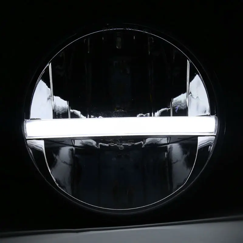 2 шт. 7 дюймовая круглая светодиодная фара отражатель бело желтая для Jeep Wrangler