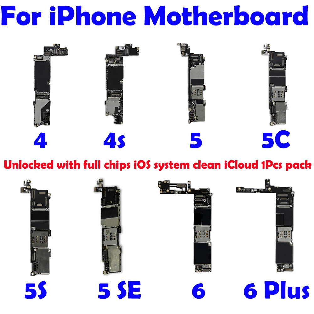 Бесплатная доставка оригинальная разблокированная материнская плата для iphone SE 4
