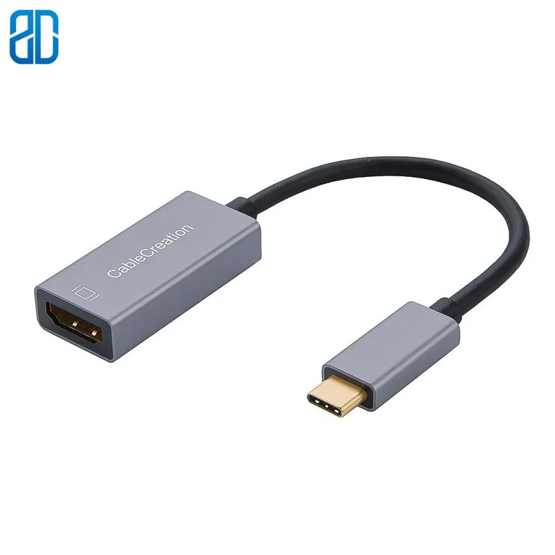 USB C к HDMI 4K @ 60 Гц usb type адаптер совместимый с MacBook Pro 2018 iPad Surface Go Chromebook Pixel |