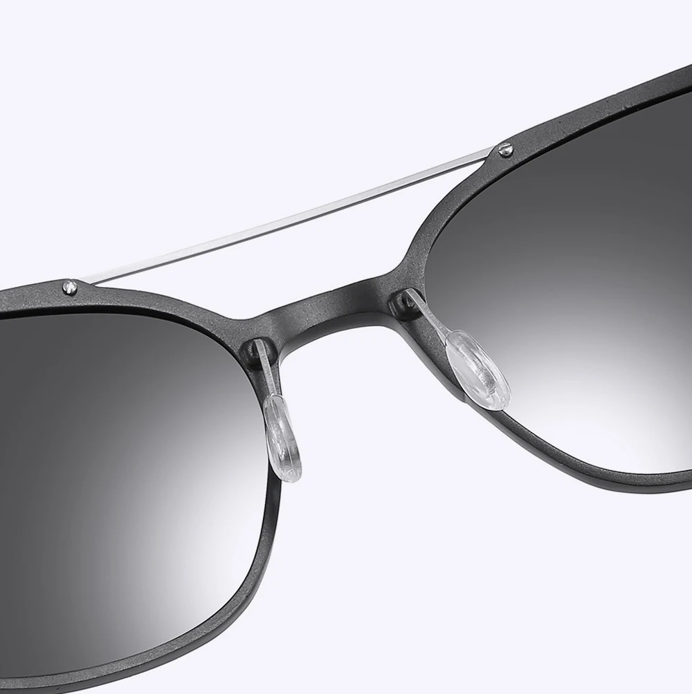 Очки солнцезащитные мужские/женские поляризационные зеркальные С оправой из