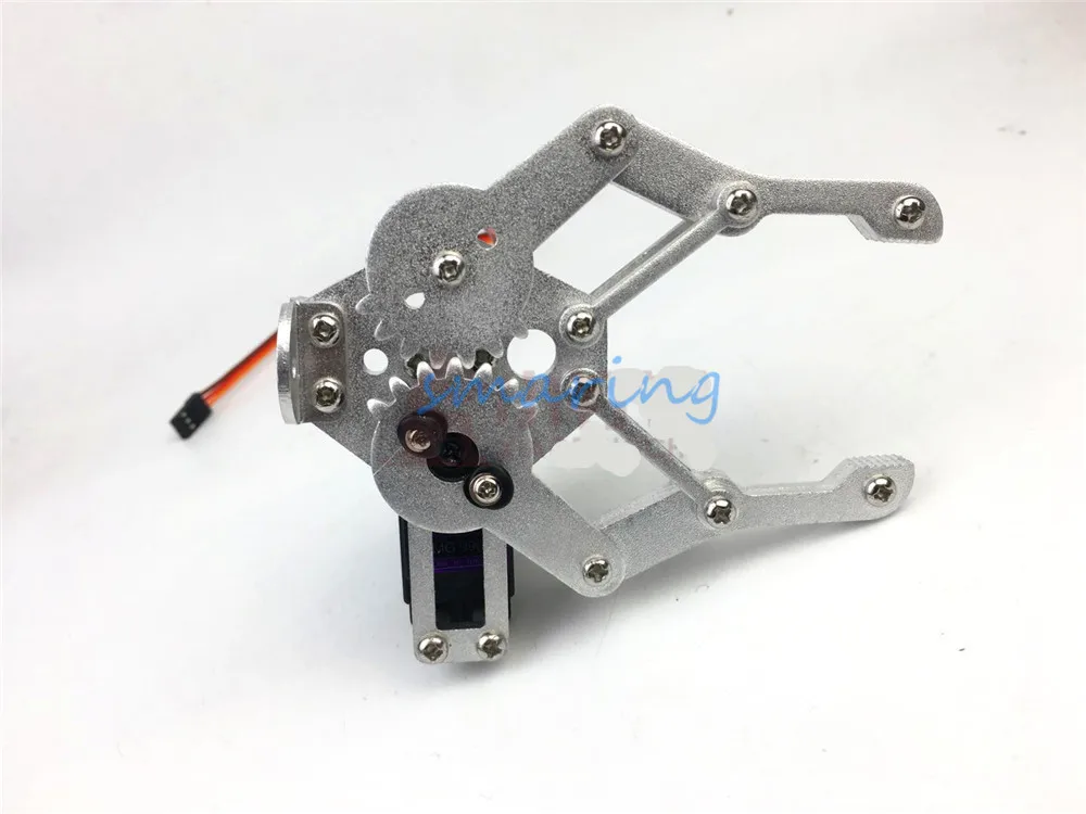 Полностью металлическое роботизированное захватное устройство коготь с рулевым