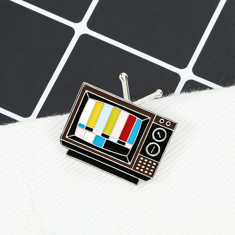 Брошь в ретро стиле с эмалью без сигнала|Броши| |