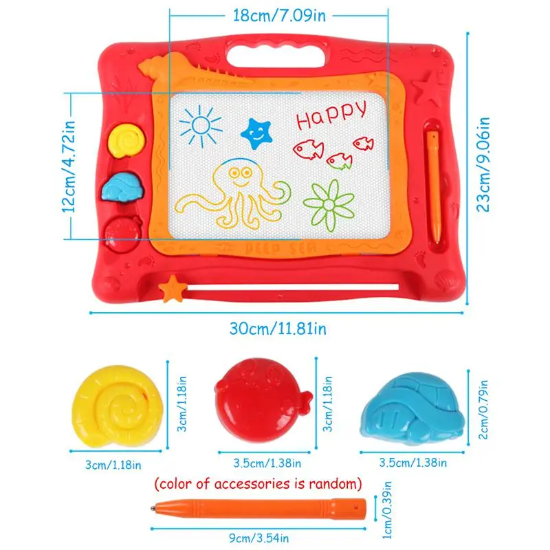 Magnetic Drawing Board Sketch For Kids Ocean Theme Painting Writing Doodle Toddlers Baby Creative Educational Toys Gift | Игрушки и
