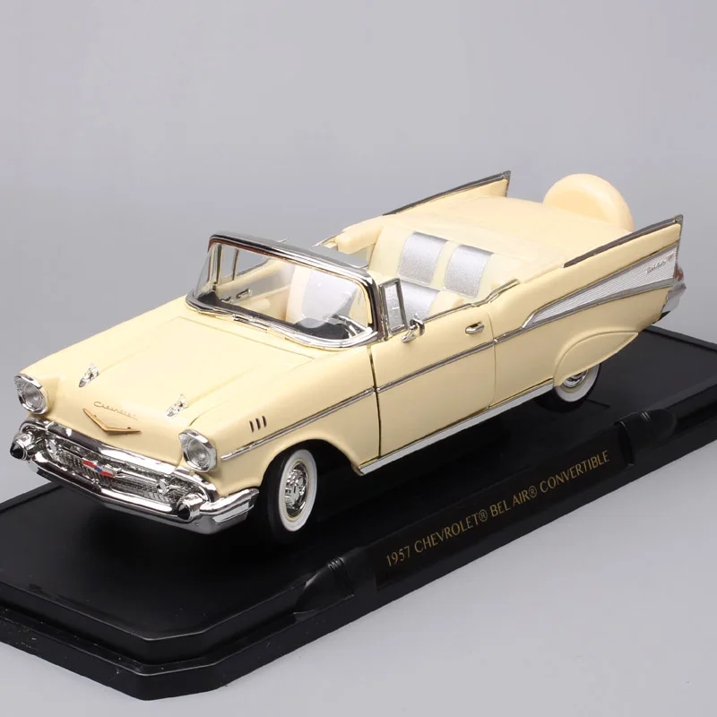 1/18 масштаб Большой Классический 1957 CHEVROLET BEL воздушный трансформер chevy Diecasts wagon Игрушки транспортные средства мышечные автомобили модели дорожный знак