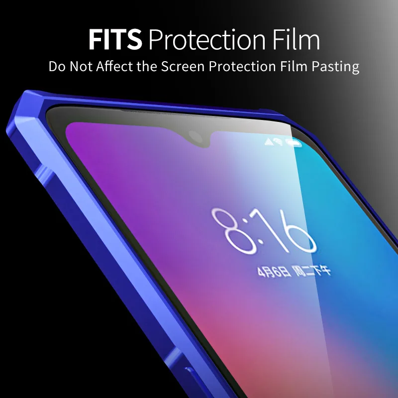Металлический бампер для Xiaomi Mi 9T Pro Алюминиевый металлический каркас задняя