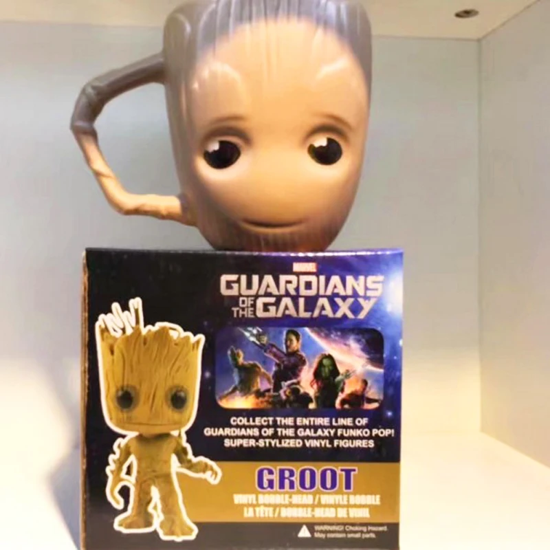 ULKNN креативные Мстители Лига 3D дизайн Q стиль Грут фигурки модель керамическая