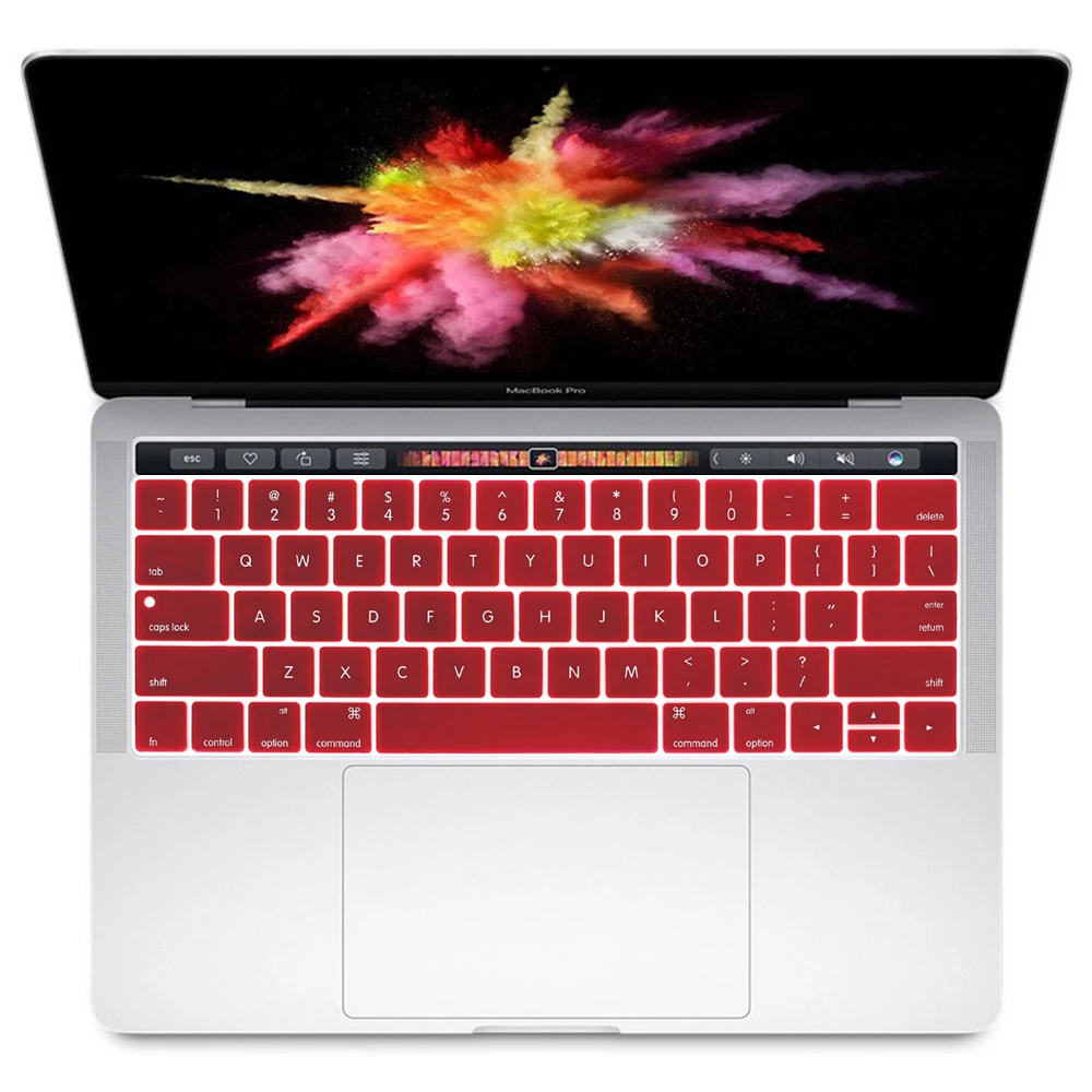 Английская американская Защитная пленка для клавиатуры Macbook Pro 13 3 A1706 A1989 и 15 4