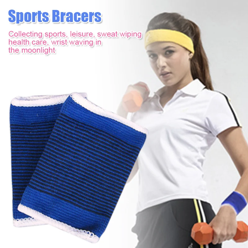 

1 Pair Fitness Wrist Brace Support Compression Protection Sleeve Relieve Wrist Pain Sprains Elastic Sport Bandage Wristband hand
