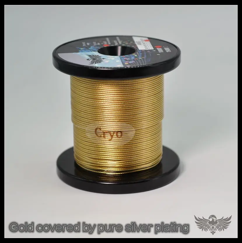 Eagle standard pure silver plating 24K золотые наушники кабель высокого качества MMCX QDC|Аксессуары