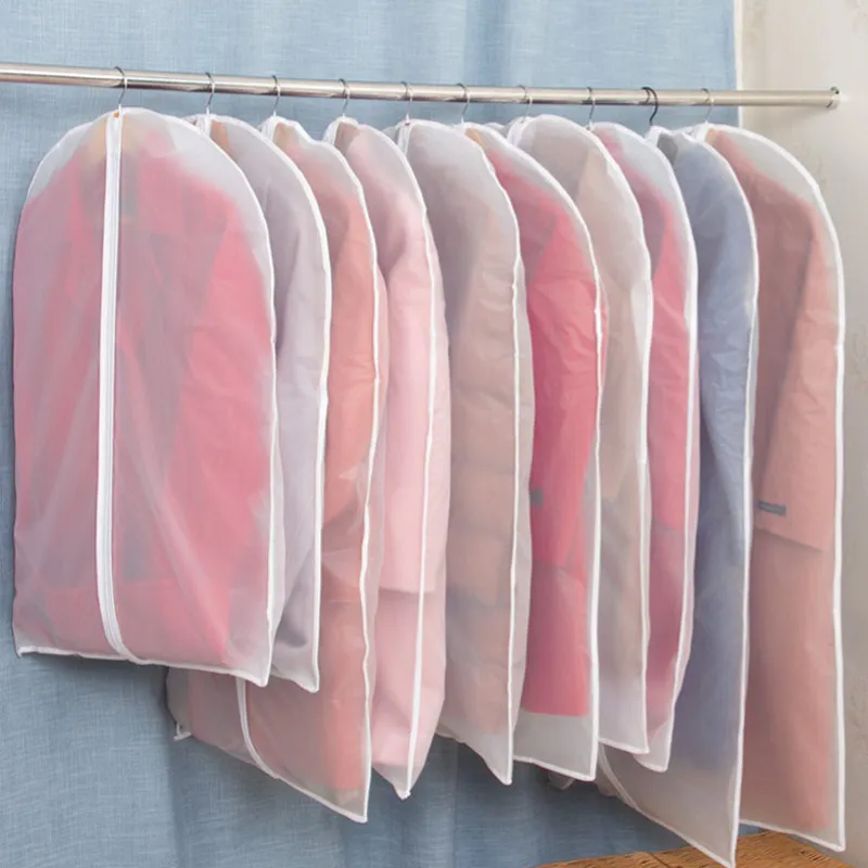 3 шт. пылезащитный чехол для одежды домашнее пальто костюма прозрачный одежда