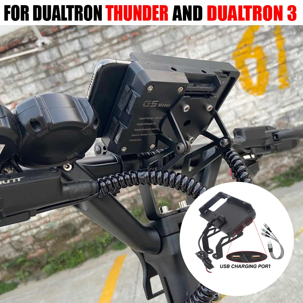 New GPS Smart Phone Navigation Mount Mounting Bracket Electric scooter Adapter Holder For Dualtron Thunder and Dualtron 3 DT3