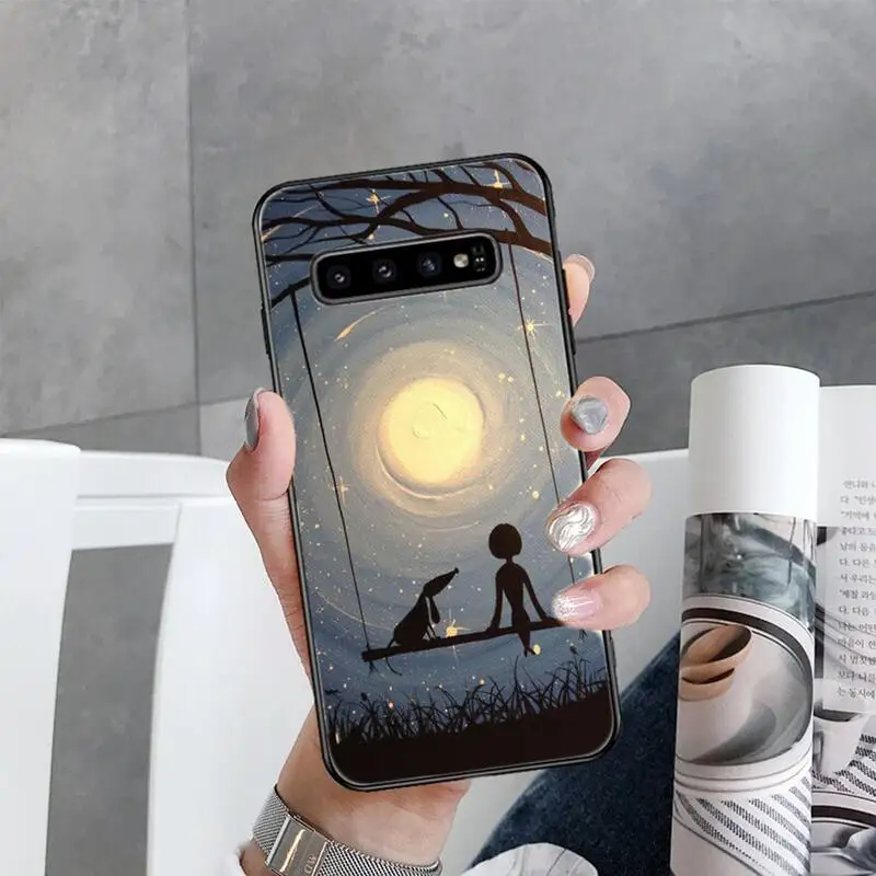 

Cute Owl Hearts Lover Christmas Phone Case For Samsung Galaxy S7 S8 S9 S10 S10e S20 s21 s30 plus lite Ultra 5g