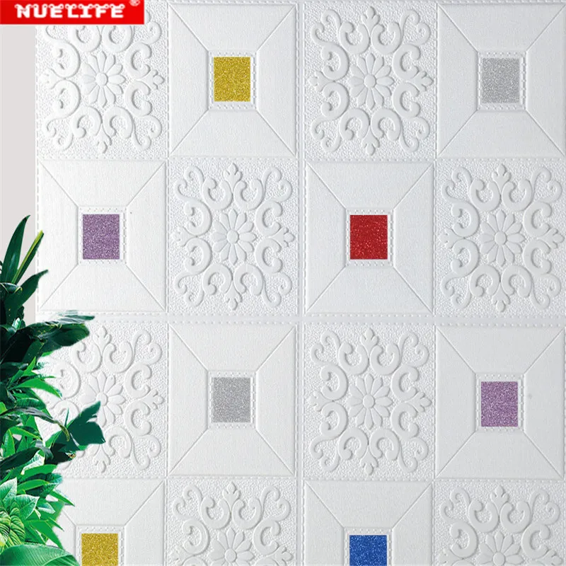 Обои самоклеящиеся 3d настенные стикеры украшение для спальни фоновые Настенные