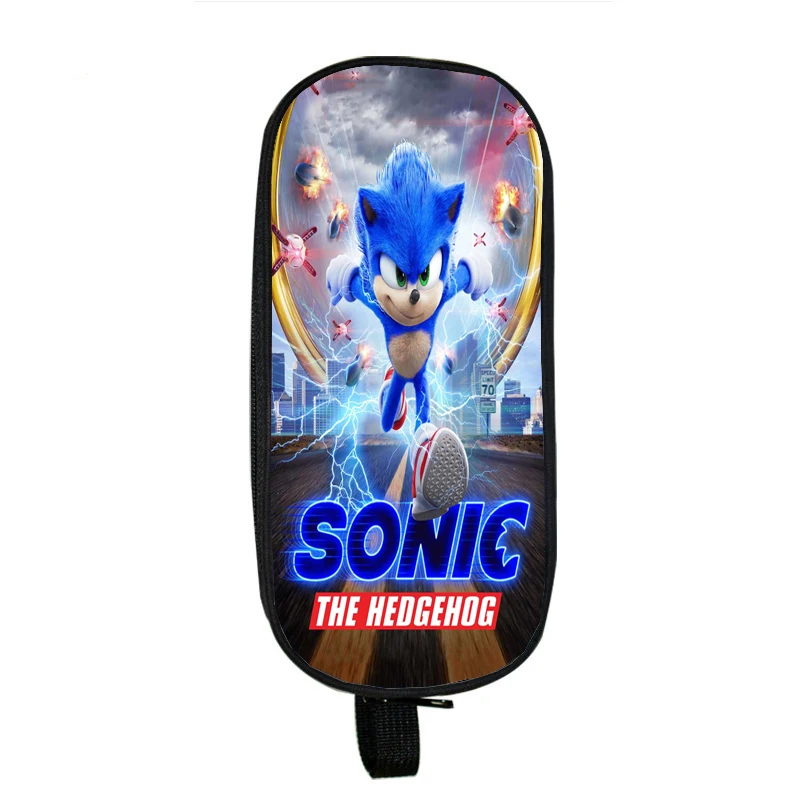 Горячая Распродажа чехол для карандашей Sonic мальчиков и девочек Чехол Для