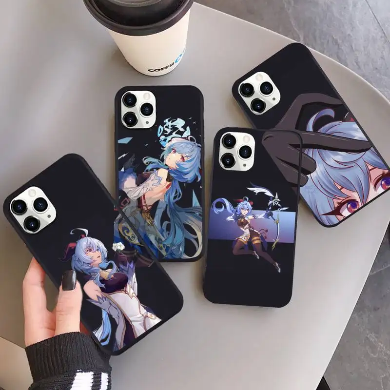 

Genshin Impact GanYu Phone Case for iPhone 13 12 11 mini pro XS MAX 8 7 6 6S Plus X SE 2020 XR