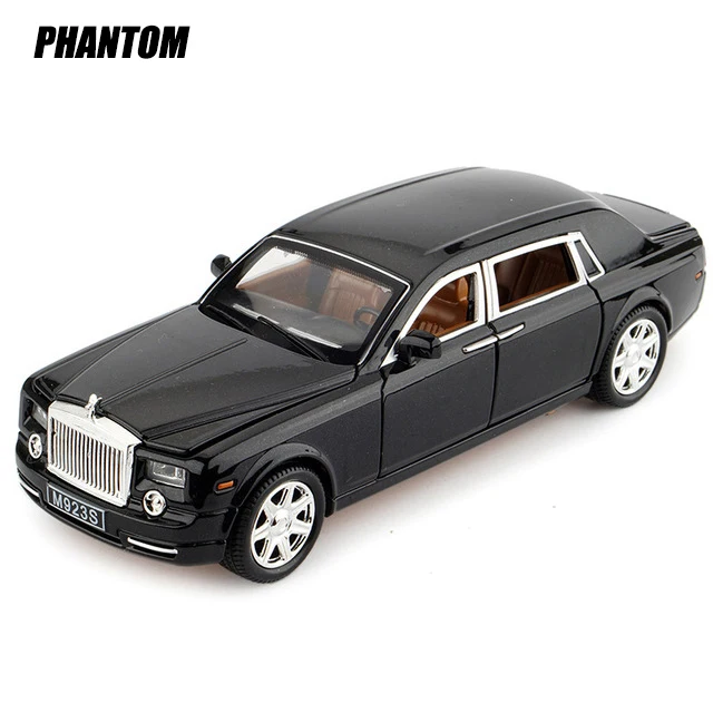 M923S-6-BK 1:24 S600 Limousine Diecasts& Toy Vehicles металлический сплав 6 модель автомобиля с открытой дверью с огнями и звуками игрушки для детей Подарки - Цвет: M923S-6-BK