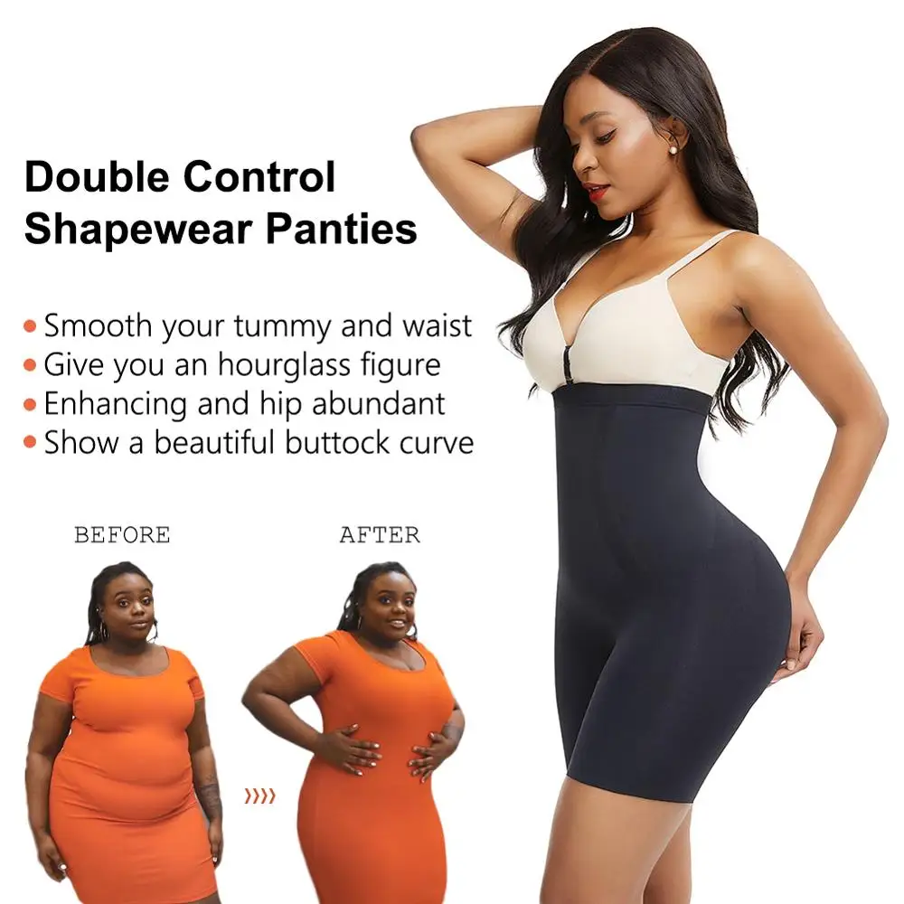 Женское Бесшовное Корректирующее белье с высокой талией 3XL | Женская одежда
