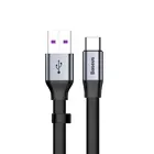 Кабель Baseus USB - USB Type-C Simple HW Quick Charge 40W (CATMBJ-BG1) 23 cм, Черно-серый