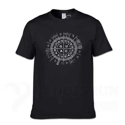 YUANQISHUN Летняя мужская футболка, классная футболка с принтом генной биологии и солнца, футболка унисекс, высококачественные Топы с коротким рукавом, футболка 1184-B