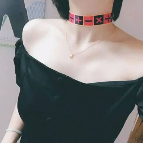 Ожерелье чокер из аниме Невероятные приключения Джоджо|Реквизит для костюмов| |