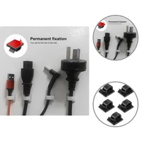 self adhesive 5pcs reliable table computer mini cable clamp eco friendly cable storage buckle compact for living room
