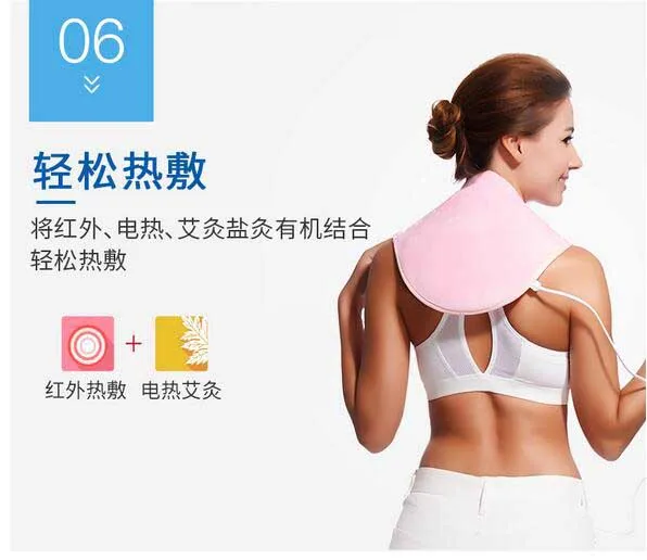 

Electrical Back Neck Shoulder Massage Body Infrared Electric Heating Moxa-moxibustion Massager Car Home Use Therapy Care