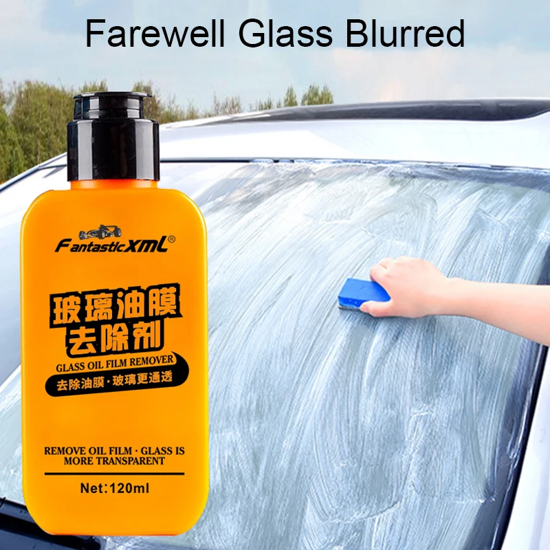 Auto Car Front Windshield Cleaning Paste Oil Film Remover Cleaner Car Washing Liquid Glass Coating Agent Tools for Glass