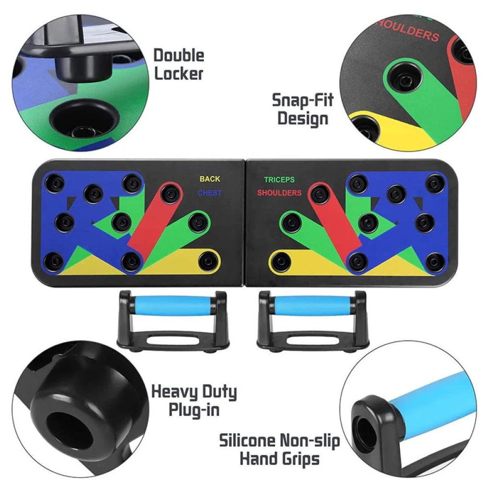 Складная доска пуш ап многофункциональные комплексные тренажеры для похудения