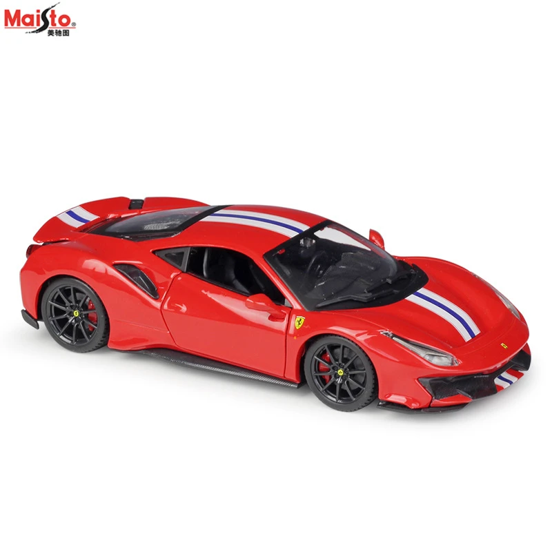 Maisto 1:24 Феррари 488 Pista стили в собранном виде брелок для автомобильных ключей