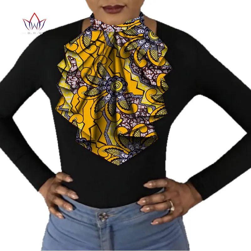 Новинка 2021 Африканский накладной воротник и бант красочные съемные воротники