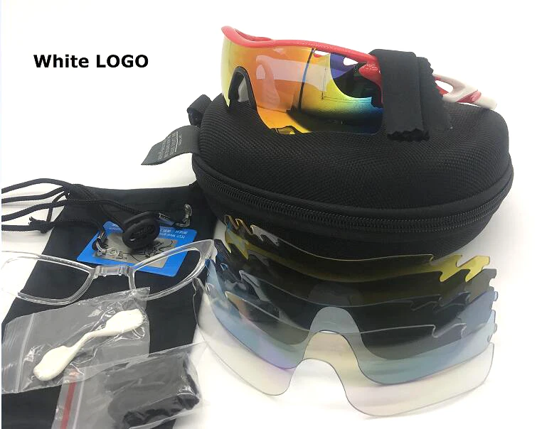 5 Lens Polarized 03 Поляризационные очки с 3 линзами для горной дороги, гоночного велосипеда, спортивные очки для бега, езды на велосипеде, солнцезащитные очки для мужчин и женщин, велосипедные очки - Цвет: 5 Lens Polarized 03